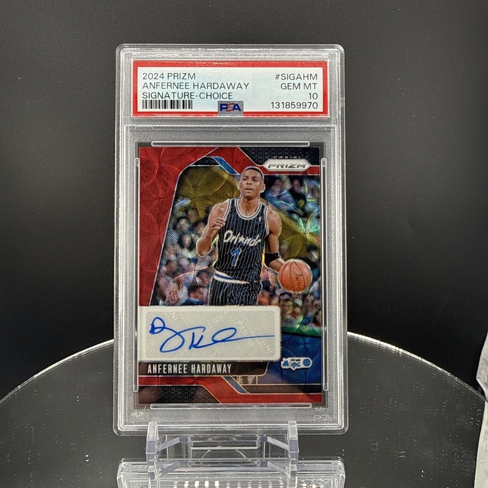 2024-25 Panini Prizm Legends Anfernee Hardaway PSA 10 Autograph